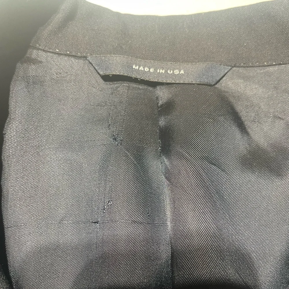 Brooks Brothers Brooks Ease Wool Dark Blue Blazer/Sports Coat Men's 45 Long USA